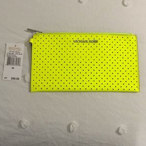 Michel Kors Zipper Clutch